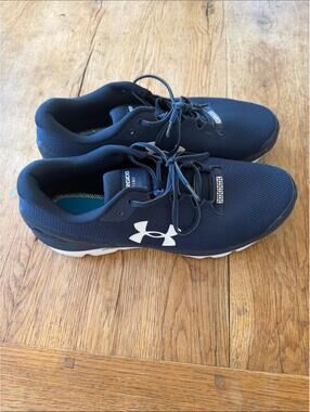 Under armour charged Gemini mens blue shoes  size 14